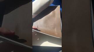 Major brown faux leather easy clean