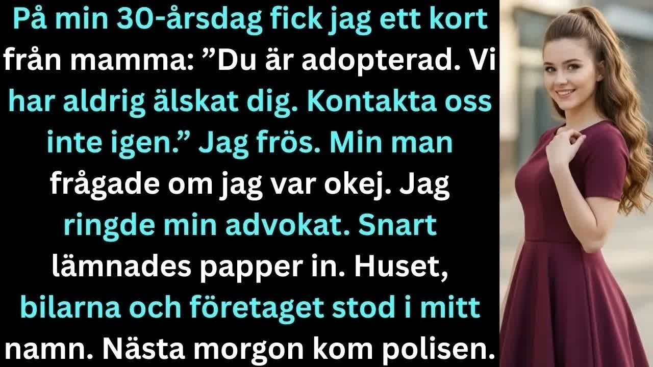 Klockan 9.23 på min trettioårsdag öppnade jag ett födelsedagskort från min mamma. Jag hade inte pratat med mina föräldrar på sex månader, men jag hoppades fortfarande. I stället för lyckönskningar...