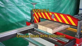 Wood cut off saw machine. ysdmilltech.com #cutoffsaw #woodworking