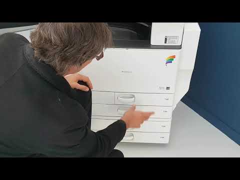 How to Load A3 and A4 Paper into a Ricoh Photocopier Correctly