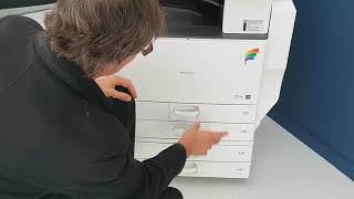 How to Load A3 and A4 Paper into a Ricoh Photocopier Correctly