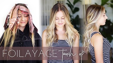 Foilayage Hair Technique - How to Touch up or Refresh a Balayage (Easy Tutorial)
