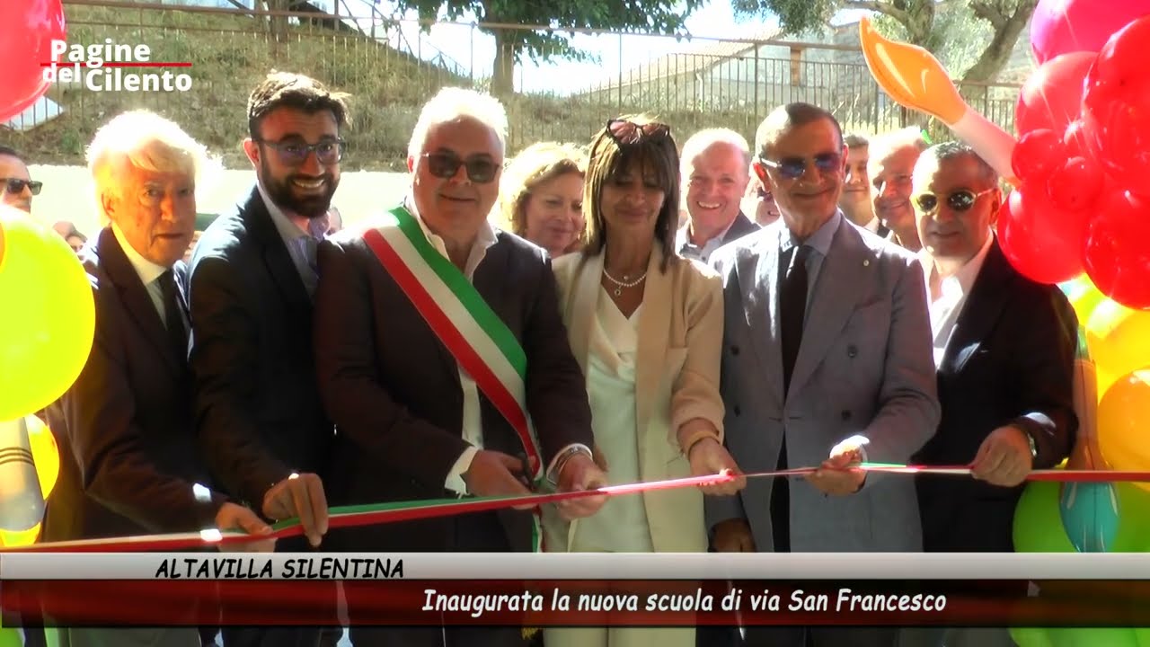Altavilla Silentina - Inaugurato il plesso scolastico di via San Francesco