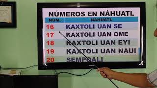 LECCIÓN 1 NÚMEROS EN NÁHUATL