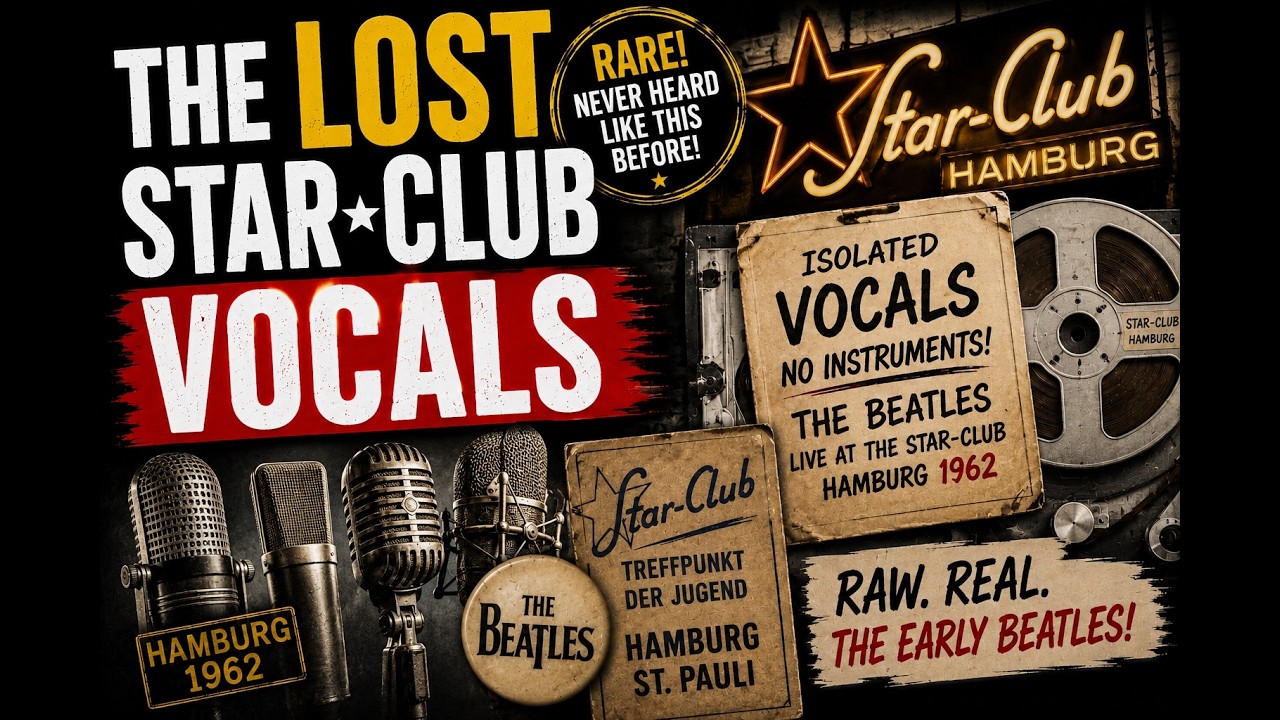 THE BEATLES In HAMBURG 1962! The RARE ISOLATED VOCALS From STAR