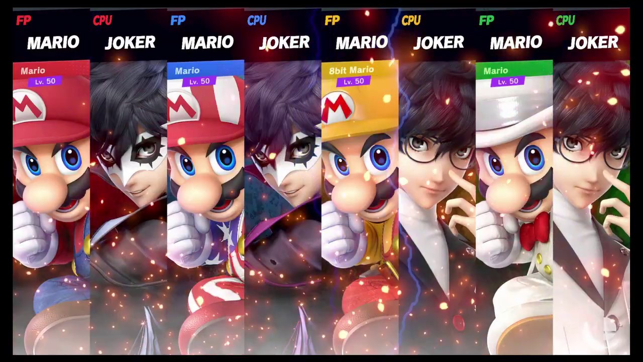 Super Smash Bros Ultimate Amiibo Fights Request #3696 Mario & Joker Team  Ups - YouTube