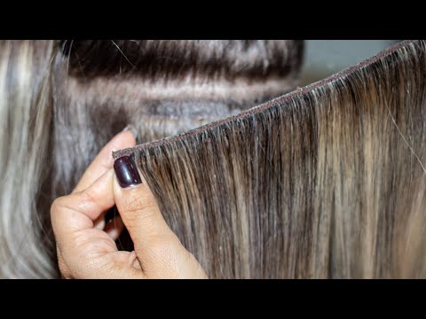 Vídeo: Como costurar extensões de cabelo em um clipe: 11 etapas (com fotos)