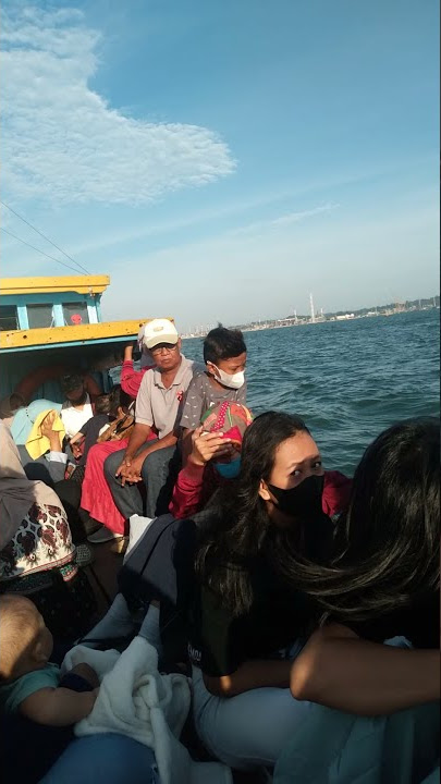 Perjalanan Balikpapan - Penajam naik kapal klotok #shorts