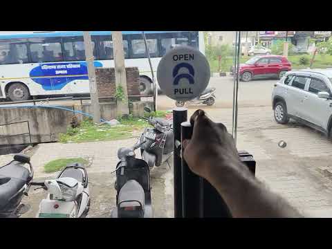 Biometric access control with glass door drop bolt lock