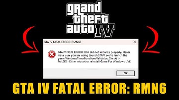 GTA 4 Fatal Error RMN60 Fix | How to Fix RMN60 Error in GTA IV on PC