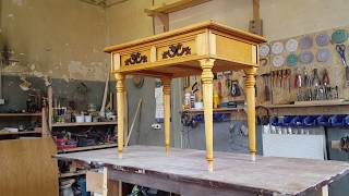 Реставрация винтажного кухонного стола. Antique  Kitchen Table Restoration.