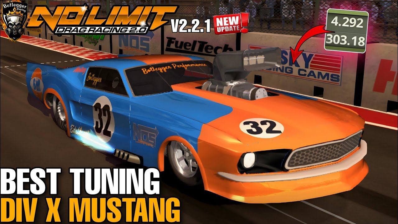 Fastest Divisionx Mustang Boss Blower Tuning 4.2 second in 1/4 mile no limit drag racing 2 v2.2.1