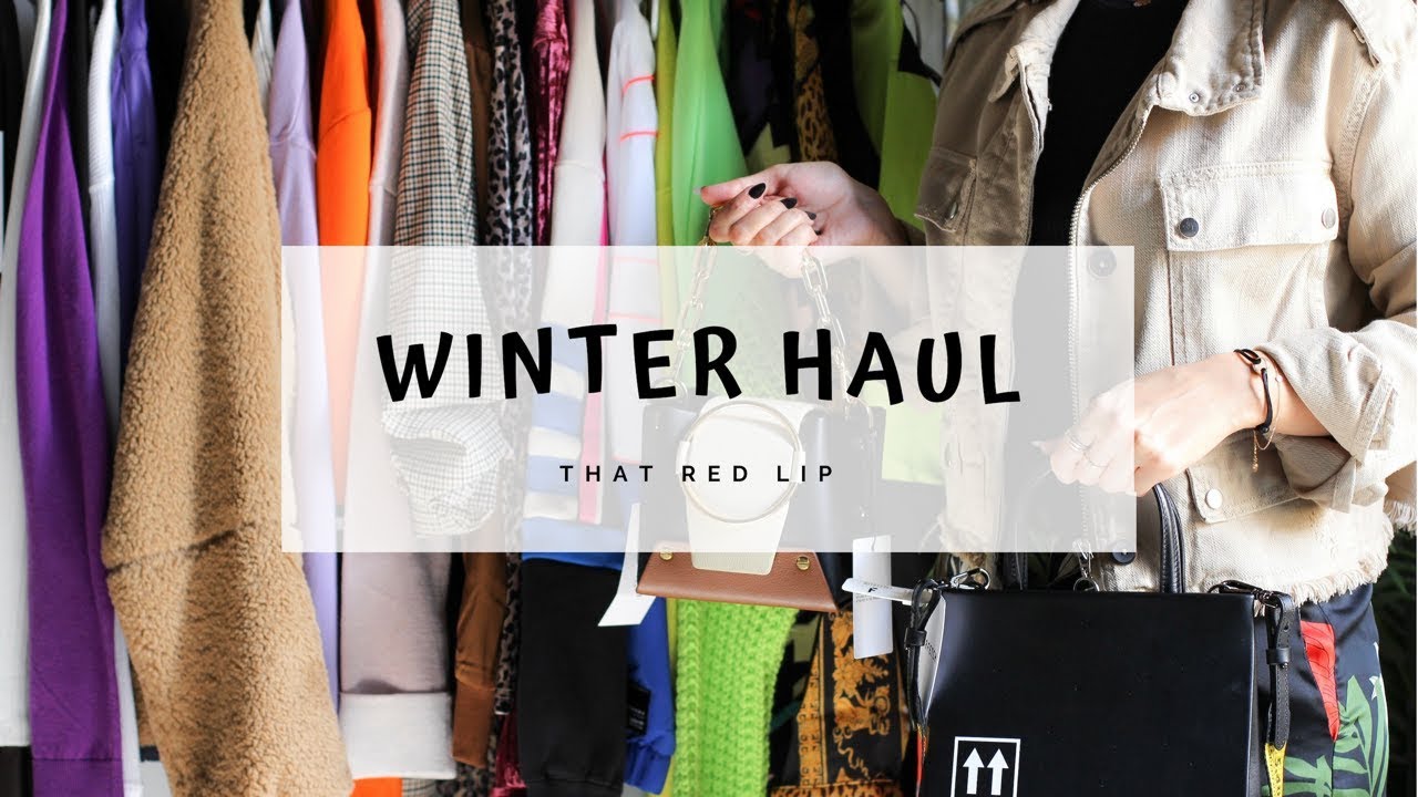 WINTER HAUL مشترياتي للشتا / زارا، بيرشكا، اديداس، اسوس، فارفيتش وغيرهم