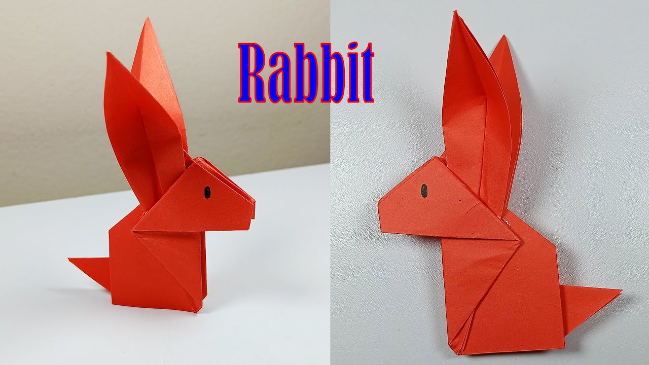 HOW to MAKE ORIGAMI RABBIT EASY paper origami Rabbit Step by Step