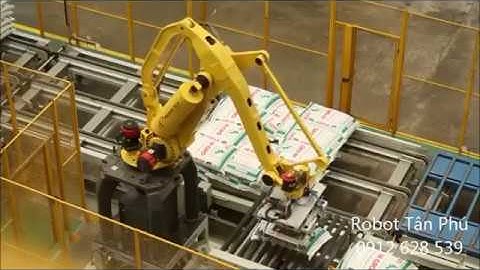 Robot bốc xếp hàng hóa máy đóng bao tự động