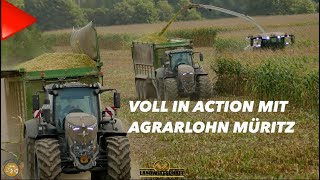 Voll In Action Mit Agrarlohn Müritz Großeinsatz Maishäckseln Claas Jaguar 990 & Fendt Traktoren