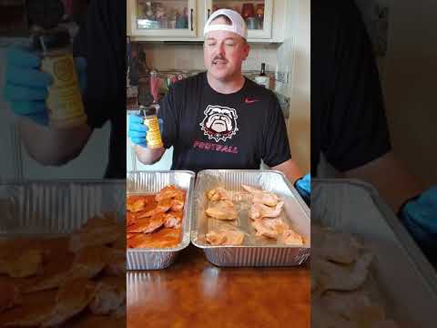 Smoked BBQ Chicken Wings - On Camp Chef DLX Smoker