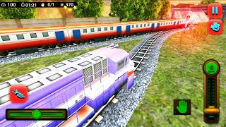 Purple Unicorn Express Train Driving - Indian Train Simulator - Android Gameplay screenshot 5