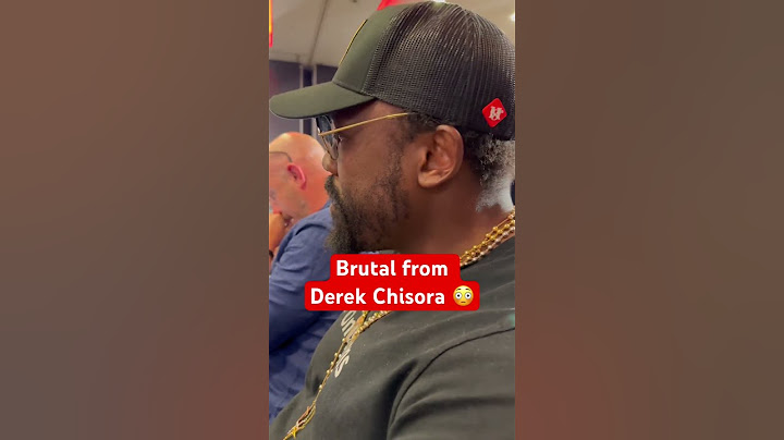 Derek Chisora tells reporter to “f*** off” 🤐