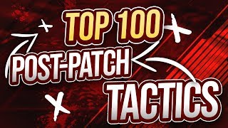*NEW* TOP 100 CUSTOM TACTICS & INSTRUCTIONS (POST-PATCH)! - FIFA 20 Ultimate Team