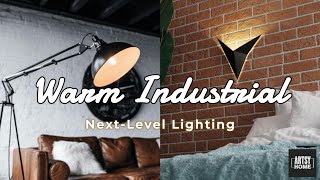 Best Industrial Lighting Ideas for Any Room | Concrete, Metal & Warm Glow
