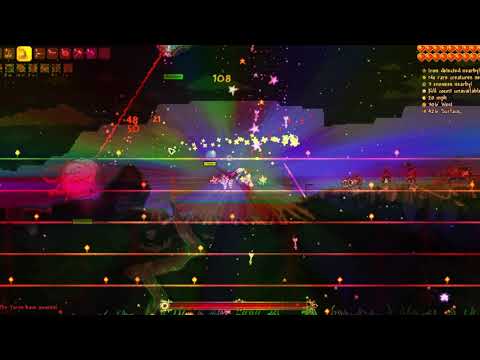 I attempt to fight the twins from Terraria