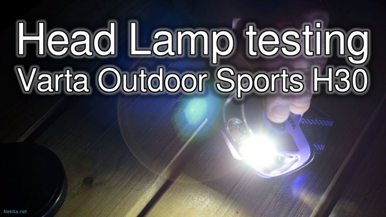 VARTA 18630 2x1 Watt LED Outdoor Sports Head Light 