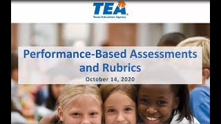 Performance-Based Assessments & Rubrics Webinar