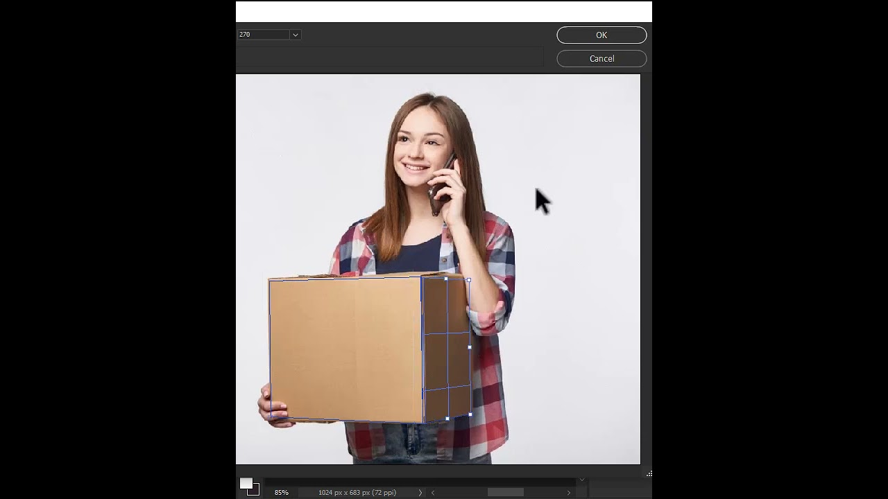 Place Logo on Box Mockup in Photoshop 