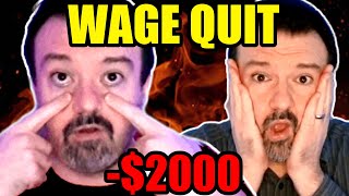 DSP WAGE QUITS WWE Champions After Spending $2000+ LIVE ON STREAM - Summarised
