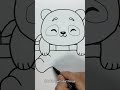 How To Draw A Cute Panda With Bamboo Easy Step By Step Tutorial