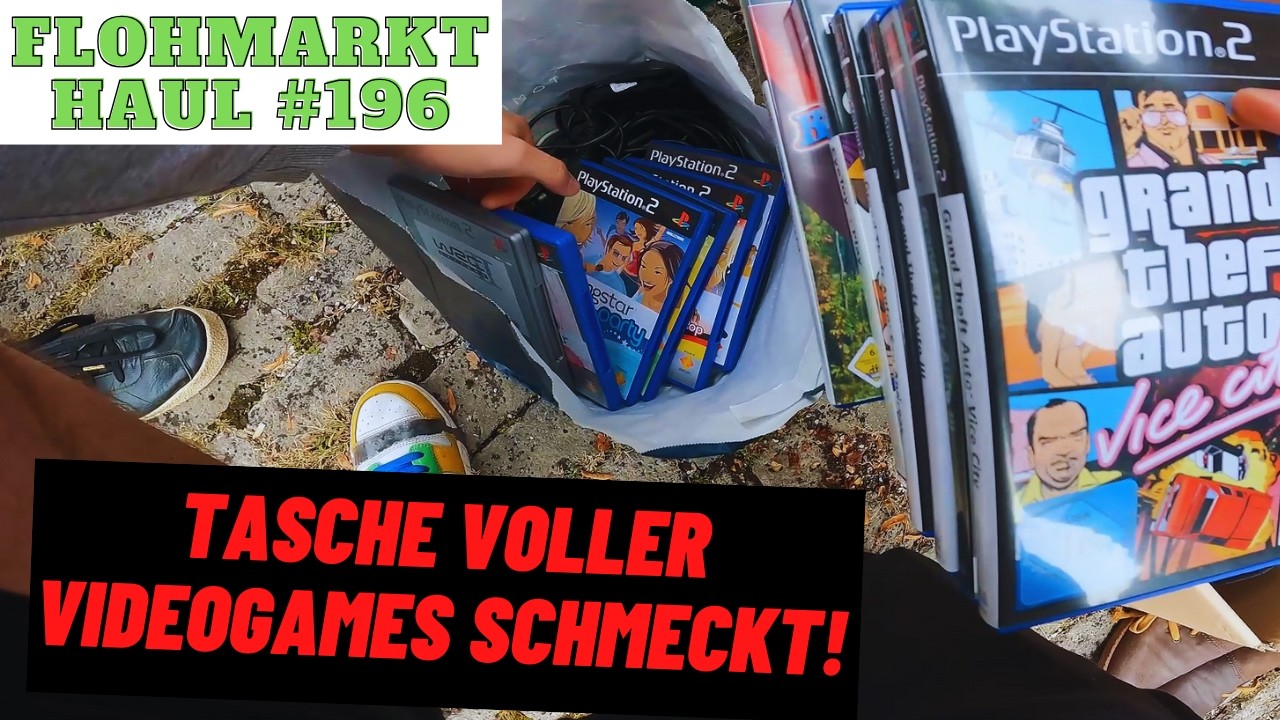 Auf diesem FLOHMARKT gab es GÜNSTIGE NINTENDO SPIELE 😱 Schnäppchen Hunter Live vom Trödel
