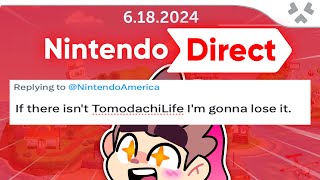 June 2024 Nintendo Direct Predictions to relax/hype to
a nintendo direct comes out tomorrow.
join the discussion https://discord.gg/getmadz
main channel: http://youtube.com/madz
twitter: https://twitter.com/GetMadz
inquires: sponsors@getmadz.studio
#nintendoswitch #nintendo #animation June 2024 Nintendo Direct Predictions to relax/hype to