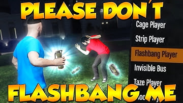 FLASHBANG MOD TROLLING ADMINS in GTA 5 RP! (GTA 5 Mods)