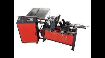 woodworking lathe machine with auto feeding functions.