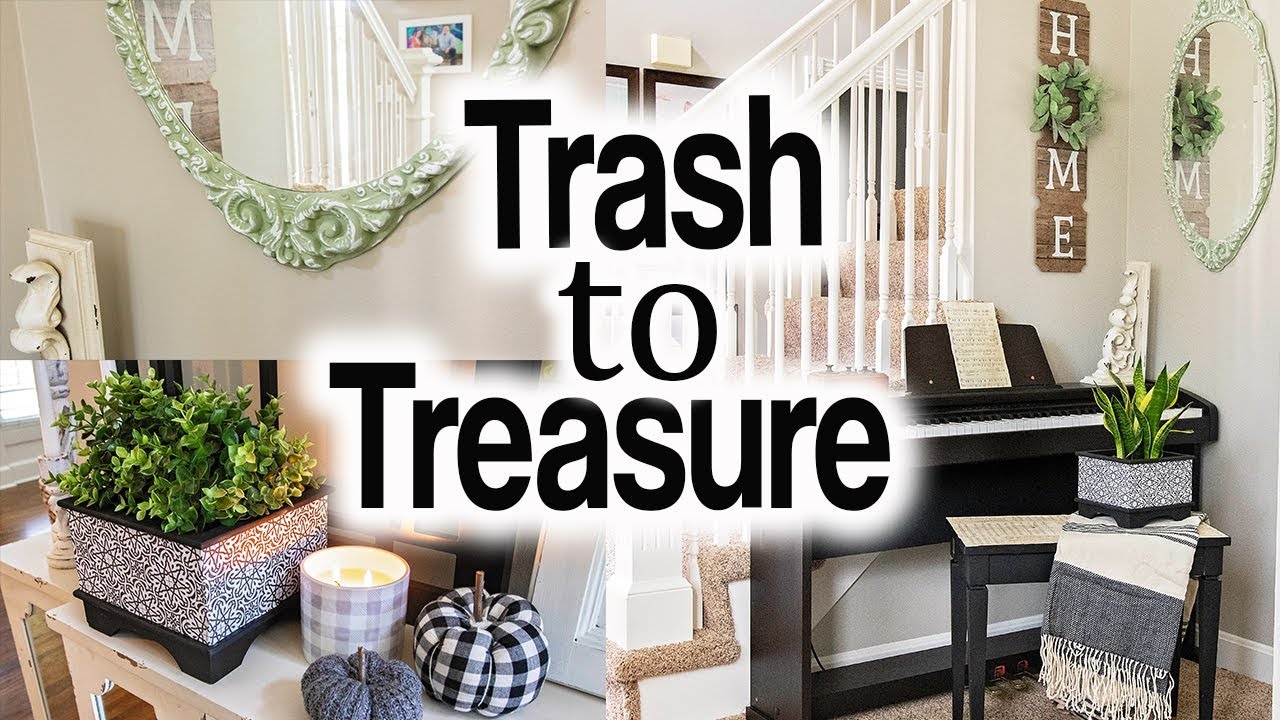 Trash to Treasure Projects ⚫ Farmhouse Fall Decor ⚫ Thrift Store ...