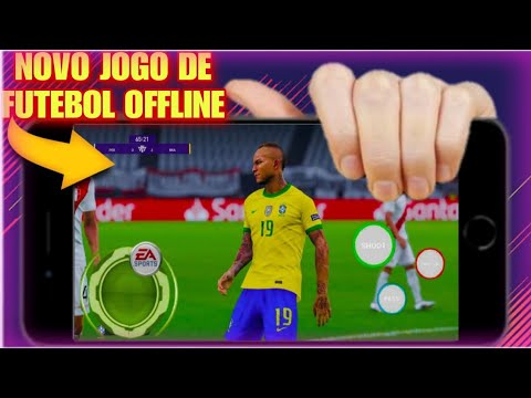 saiu!!novo jogo de futebol offline para android com modo carreira!!football  league24 