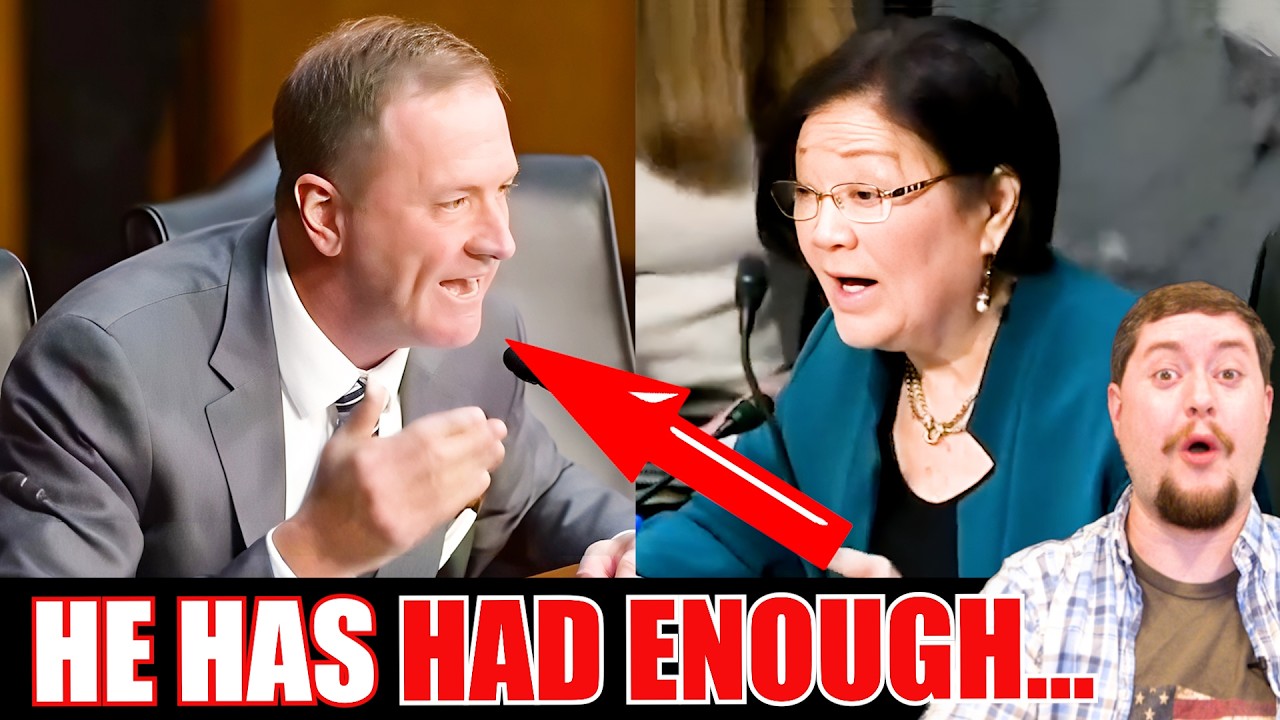 Pissed off Eric Schmitt goes on EPIC rant, forces Mazie Hirono to sit there & TAKE IT