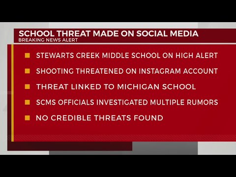 Threat made against Stewarts Creek Middle School