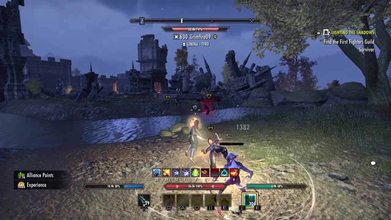 ESO Magicka Templar PvP Build In Action YouTube