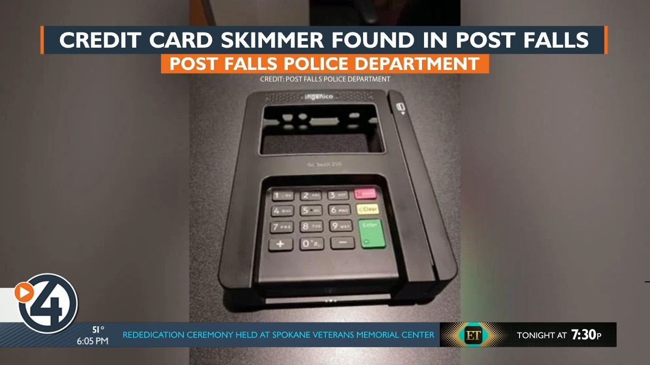 Consumers beware: Credit card skimmer found in North Idaho - YouTube