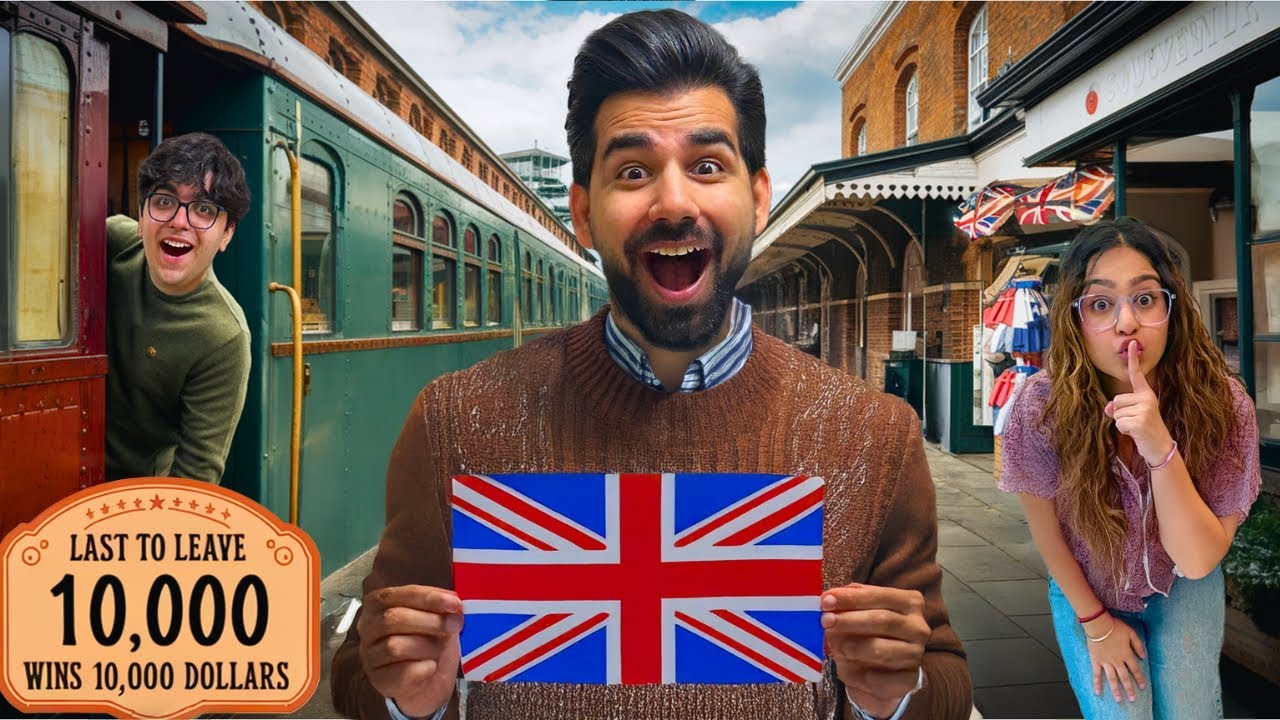 LAST TO LEAVE ENGLAND TRAIN Wins ₹100000 PRIZE | Rimorav Vlogs