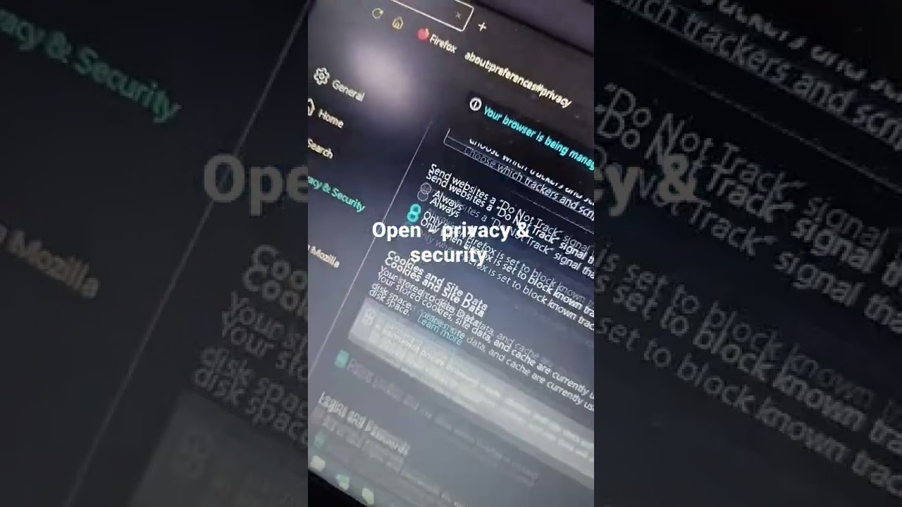 How to set your browser to clean cookies and caches automatically.