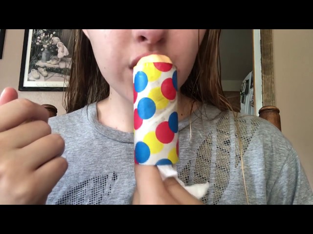ASMR Eating A Pushup || Mouth Sounds