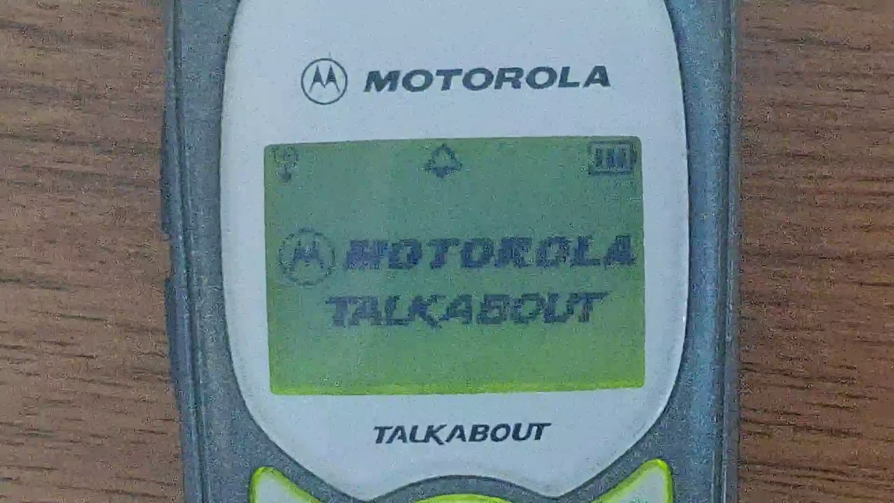 Motorola Talkabout T2288 - On/Off