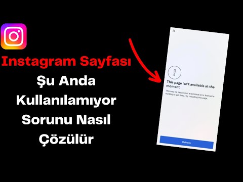 Instagram Sayfası Şu Anda Kullanılamıyor Sorunu Nasıl Çözülür