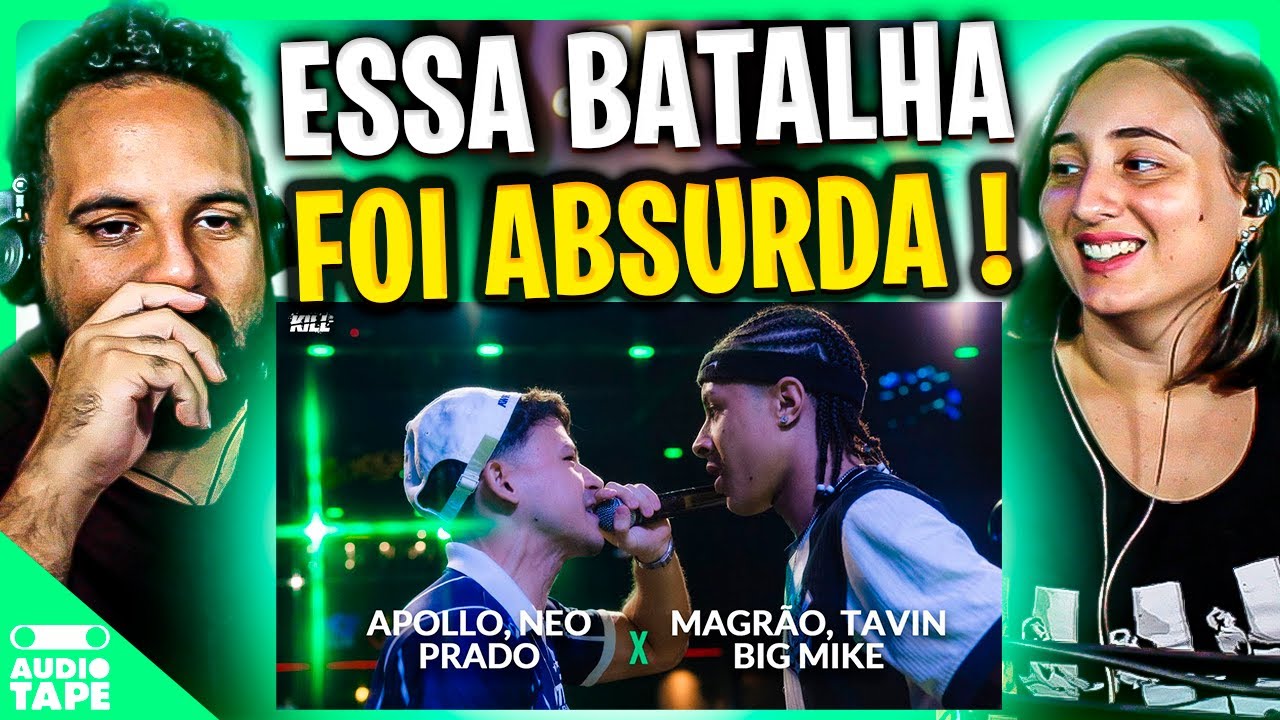 (CLIMA TENSO! 🤬) APOLLO, NEO E PRADO x MAGRÃO, TAVIN E BIG MIKE | BDN SPARTA - AUDIO TAPE REACT