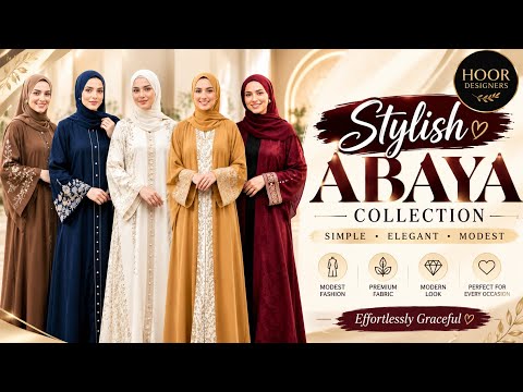 Stylish Abaya Collection | Elegant Burkha Designs Must Watch