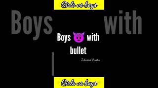 Girls driving bullet vs boys driving bullet 😈 | Girls vs Boys | #shorts #shortsfeed  #boysvsgirls screenshot 3