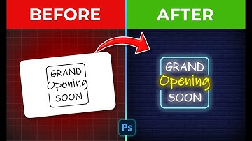 How to Create Neon Light Effect | Neon Glow Photoshop Tutorial